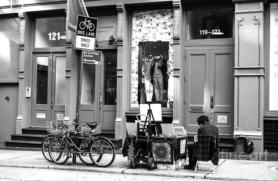 Street Shopping in Soho New York City Photograph by John Rizzuto - Pixels