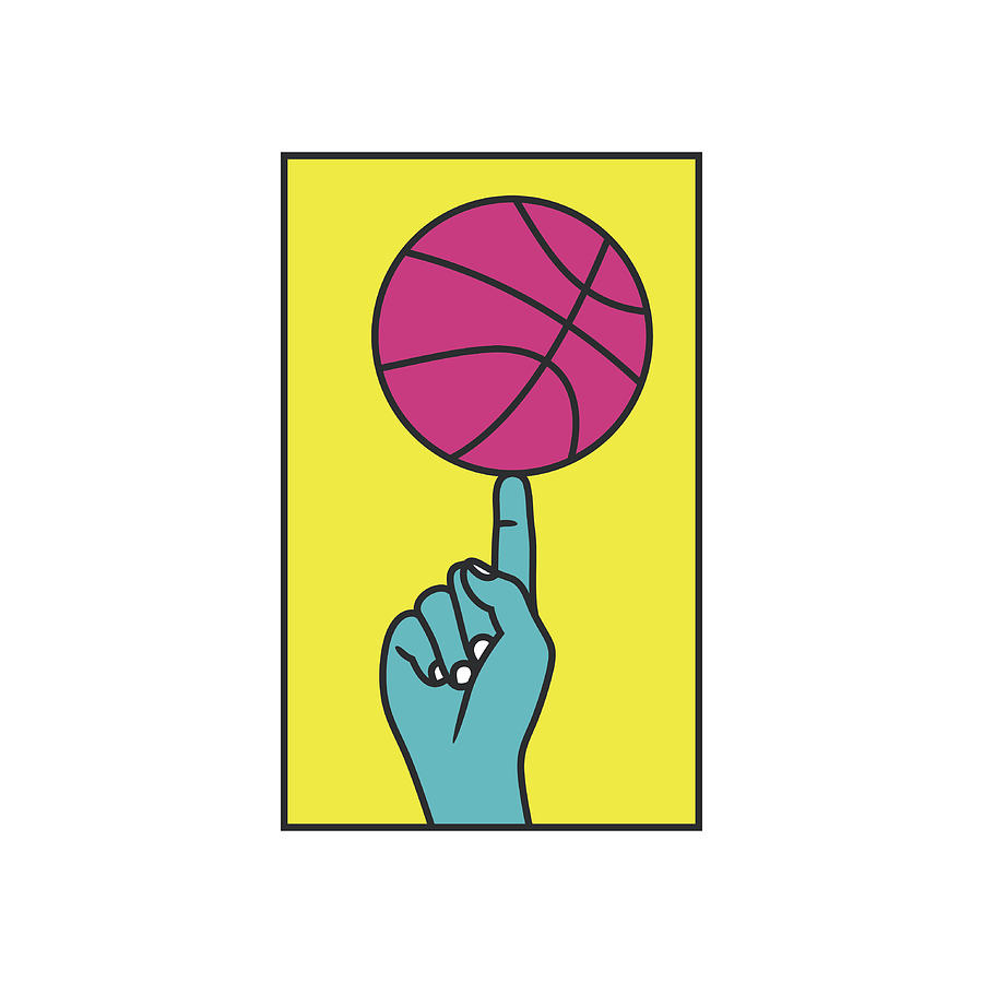 Streetball. Basketball contest vector illustration Drawing by Ilyailya