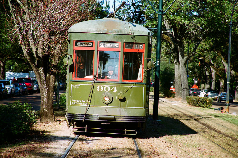 Streetcar Photograph by Claude Taylor
