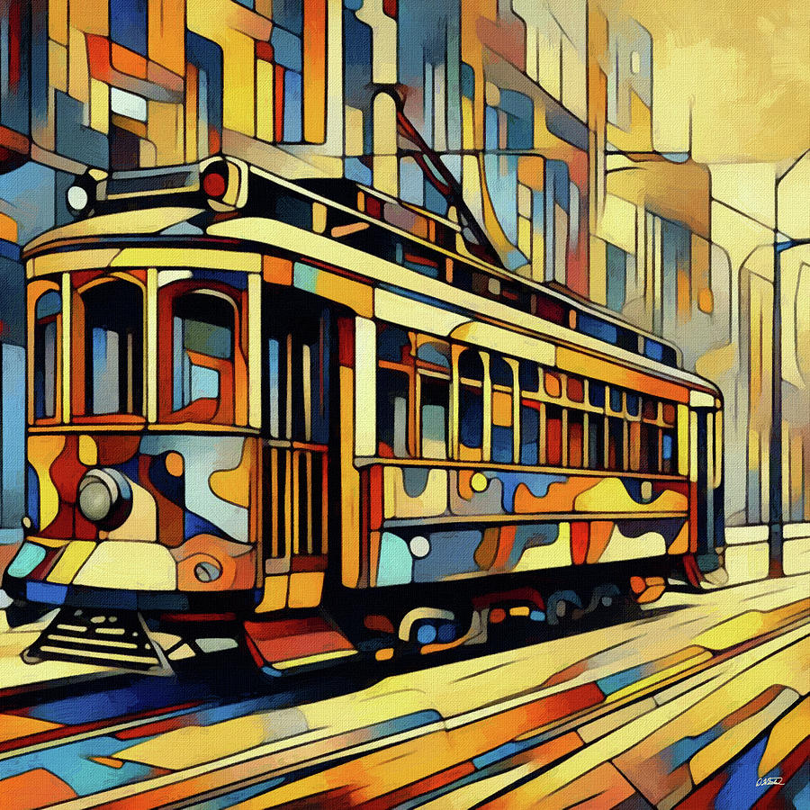 Streetcar - DWP1385007 Painting by Dean Wittle