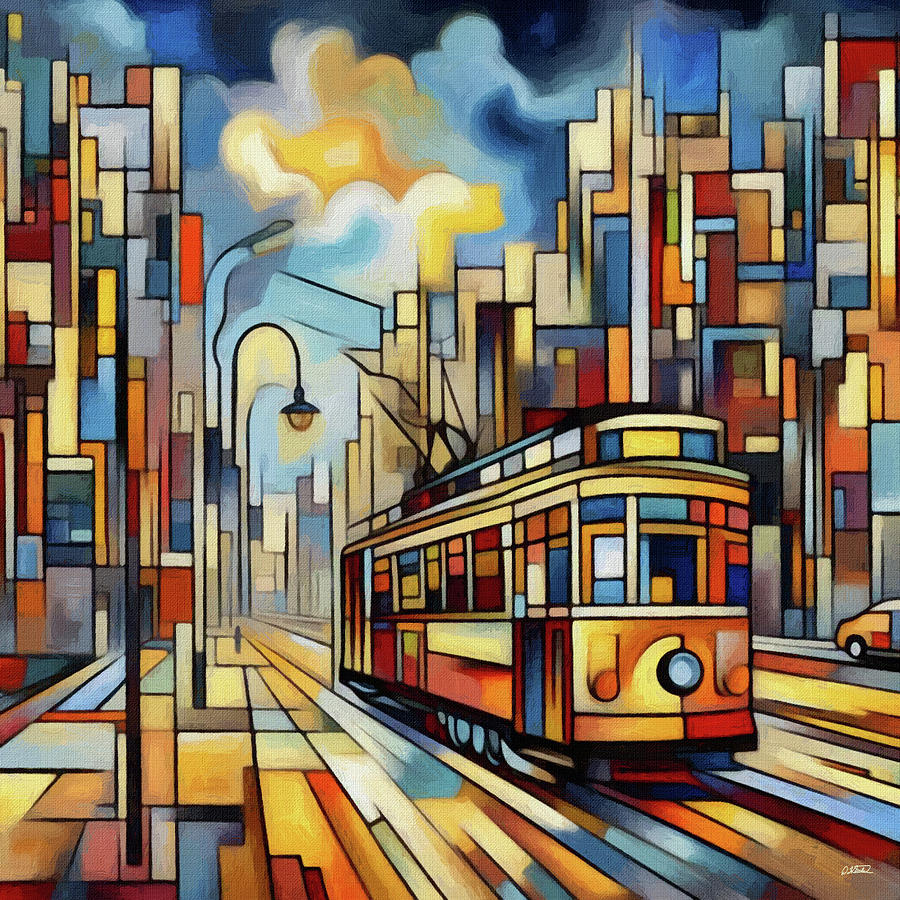 Streetcar - DWP1385011 Painting by Dean Wittle