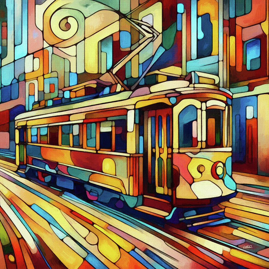 Streetcar - DWP1385014 Painting by Dean Wittle