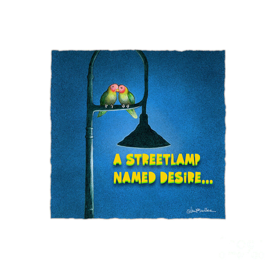 streetlamp named Desire... Painting by Will Bullas streetlamp named Desire... Painting by Will Bullas