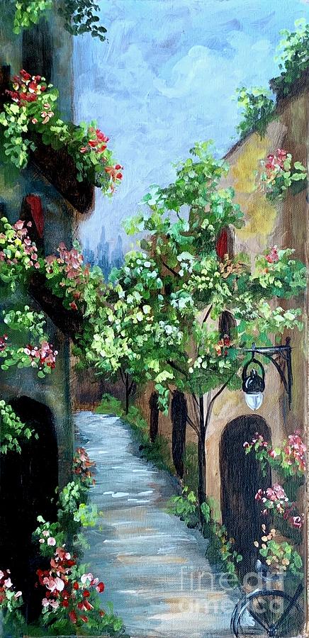 Streets of Barcelona Painting by Michele Muzones - Fine Art America