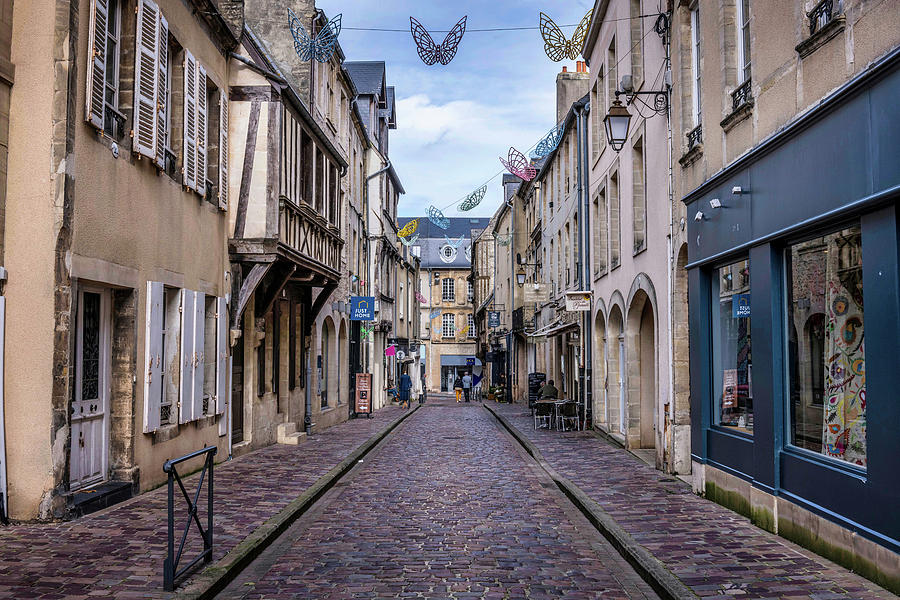 Streets of Bayeux Photograph by Peter Aiken - Pixels