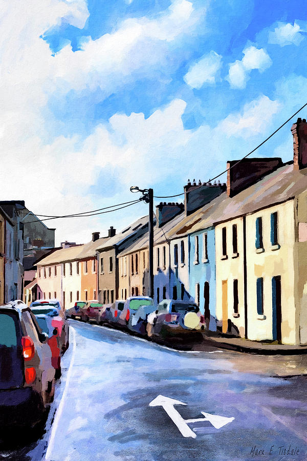 Streets of Galway on a Winter Morn Photograph by Mark E Tisdale