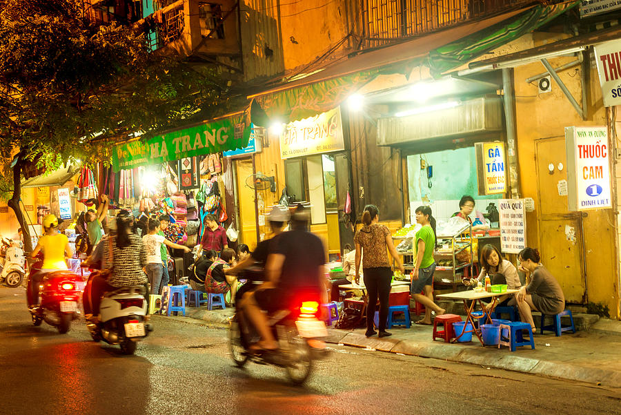 Streets of Hanoi, Vietnam Photograph by Nikada