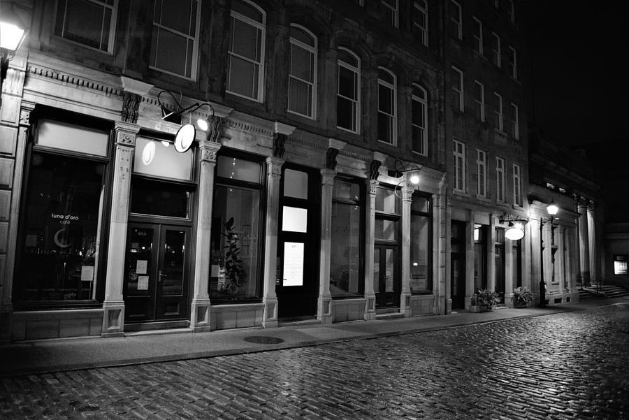 Streets of Old Montreal at Night 4 Photograph by James Cousineau - Fine ...