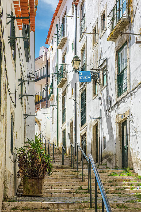 Porto Photograph - Streets of Old Town by Marla Brown