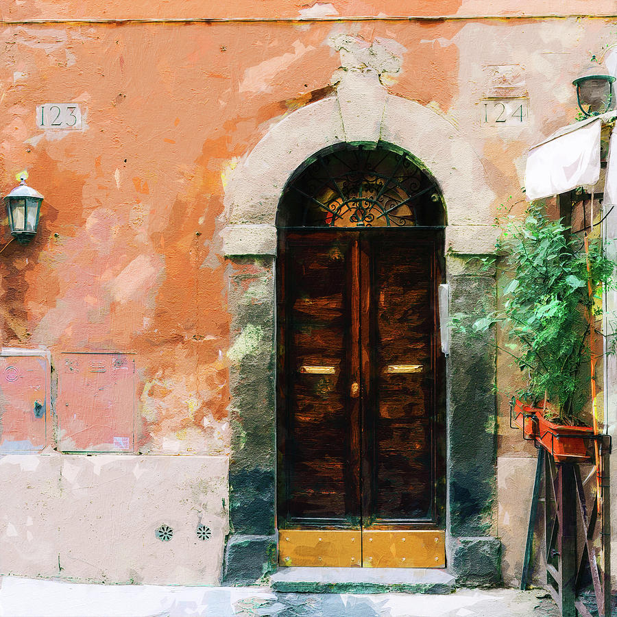 Streets of Rome, Through art and history - 14 Painting by AM FineArtPrints