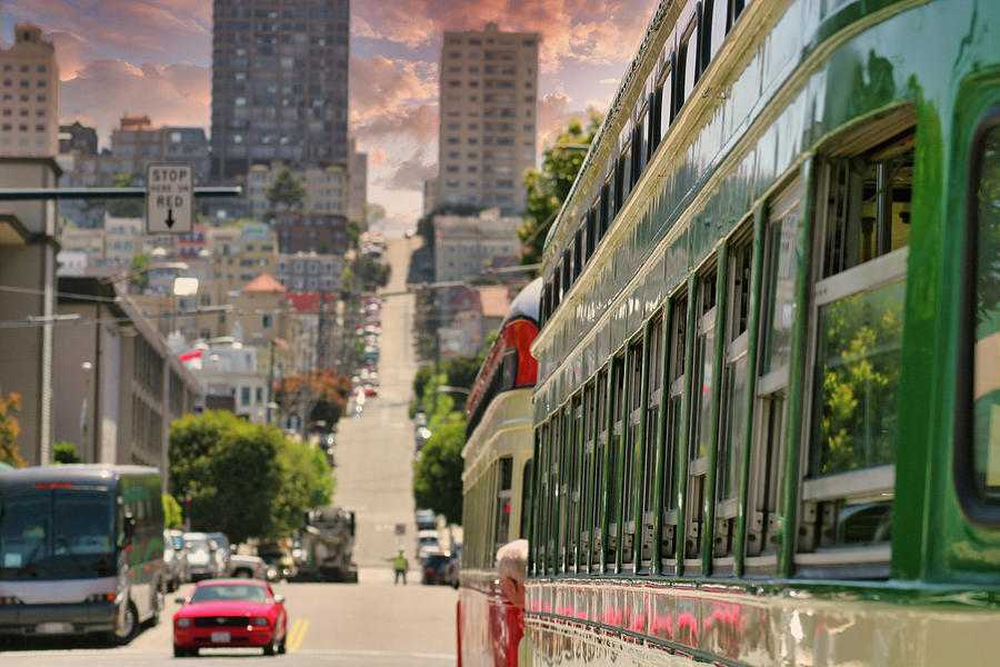 Streets of San Francisco at Dawn Photograph by Darryl Brooks