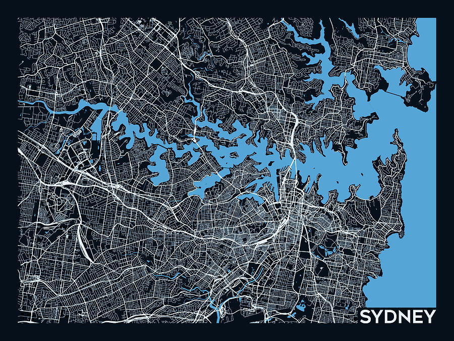 Streets of Sydney Digital Art by Matthew Pollard | Pixels