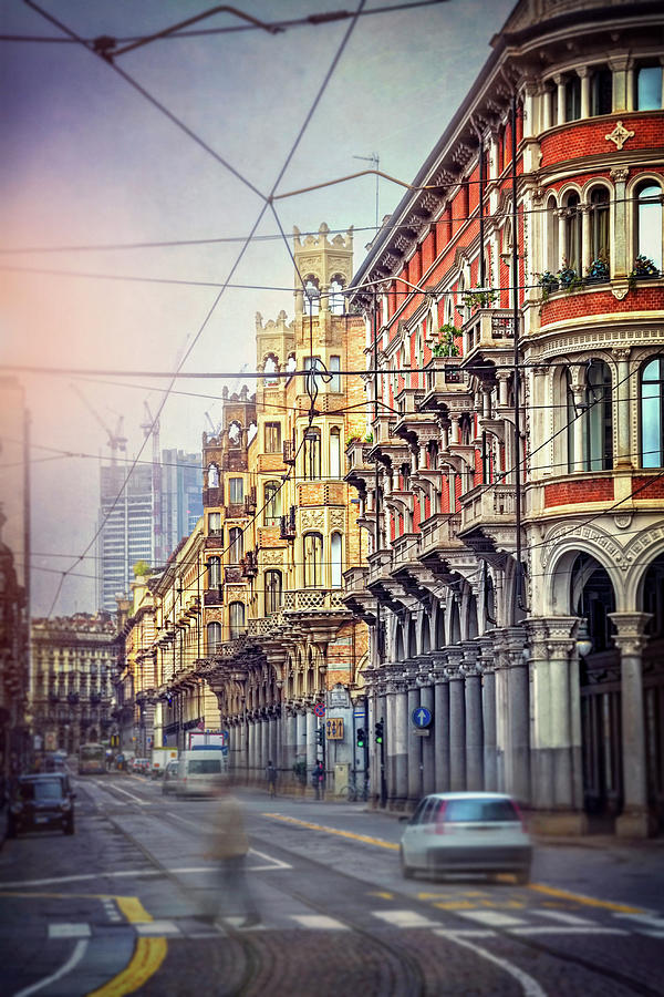 Architecture Photograph - Streets of Turin Italy  by Carol Japp
