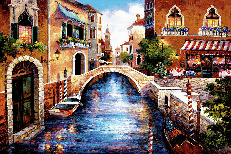 Streets of Venice III Painting by James Lee - Fine Art America