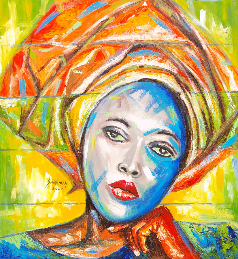 Strength of a Woman  Painting by Olaoluwa Smith