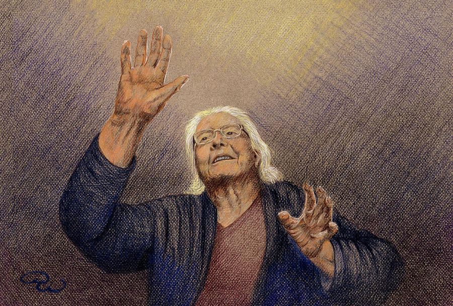 Strength Drawing - Strength of Praise by David Walker Strength Drawing - Strength of Praise by David Walker