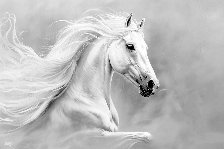 Strength Of The Stallion 2 Digital Art by Athena Mckinzie