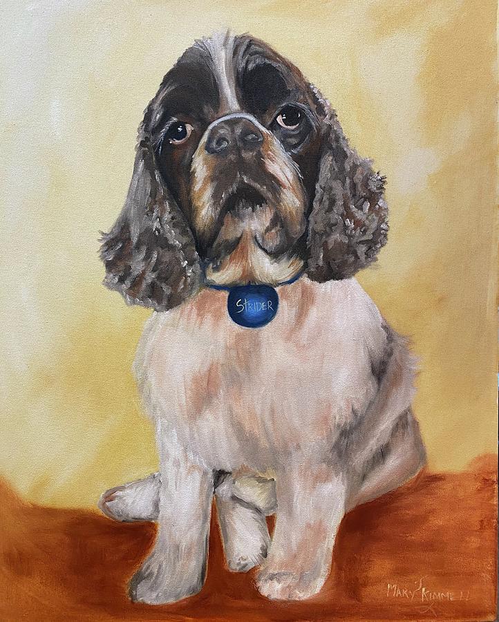 Cocker Spaniel Painting - Strider by Mary Rimmell