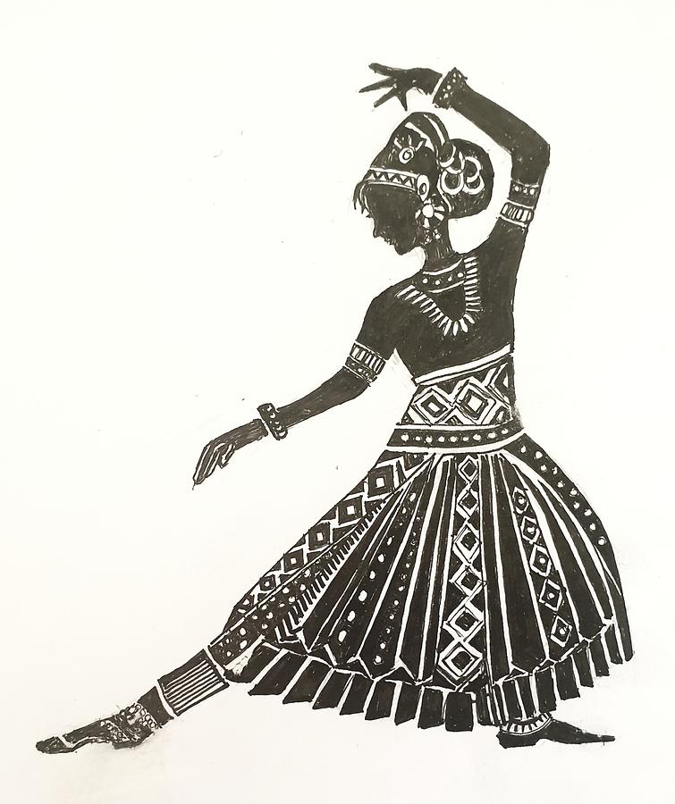 Bharatanatyam Dancer | Color pencil drawing of a traditional… | Flickr-thanhphatduhoc.com.vn