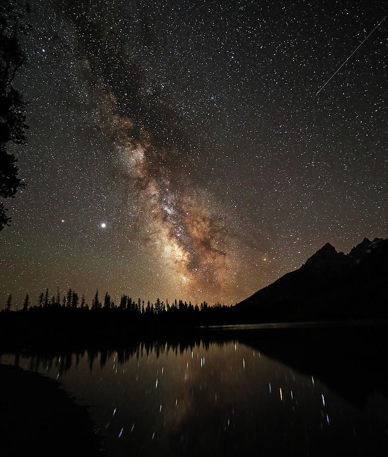 String Lake and Meteor Photograph by Jean Clark