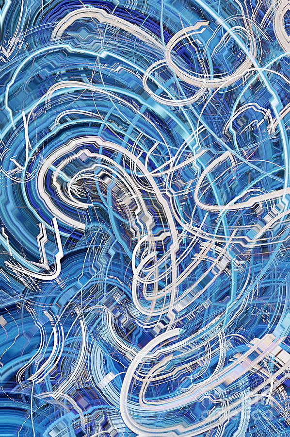 String Theory Digital Art by Scott S Baker