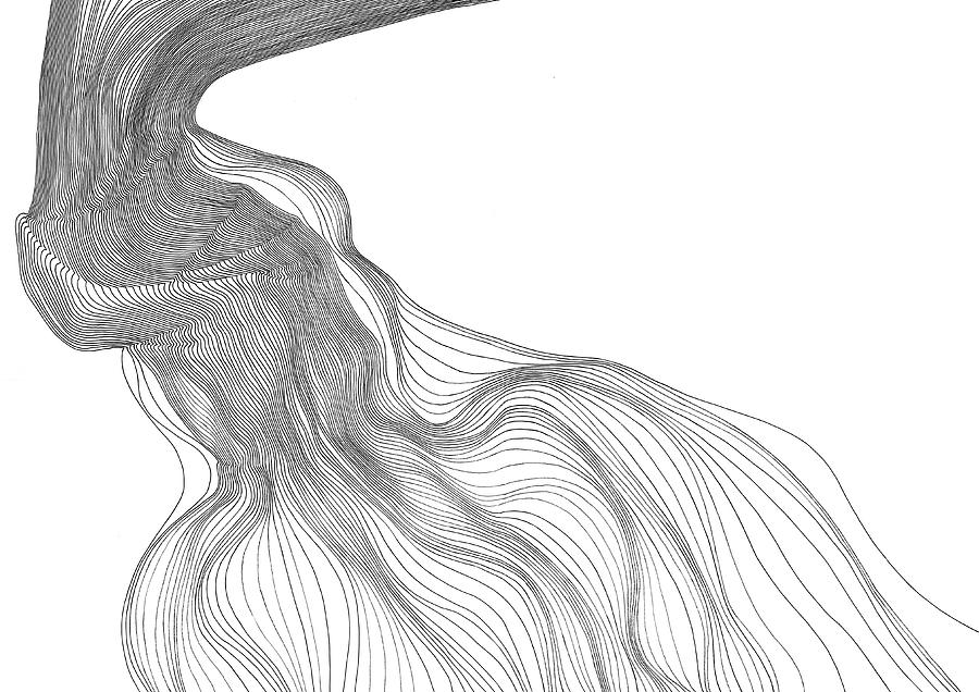 Strings Drawing by Rikke Holger Fine Art America