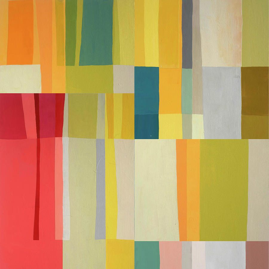Pattern Painting - Stripe Composite #7 by Jane Davies