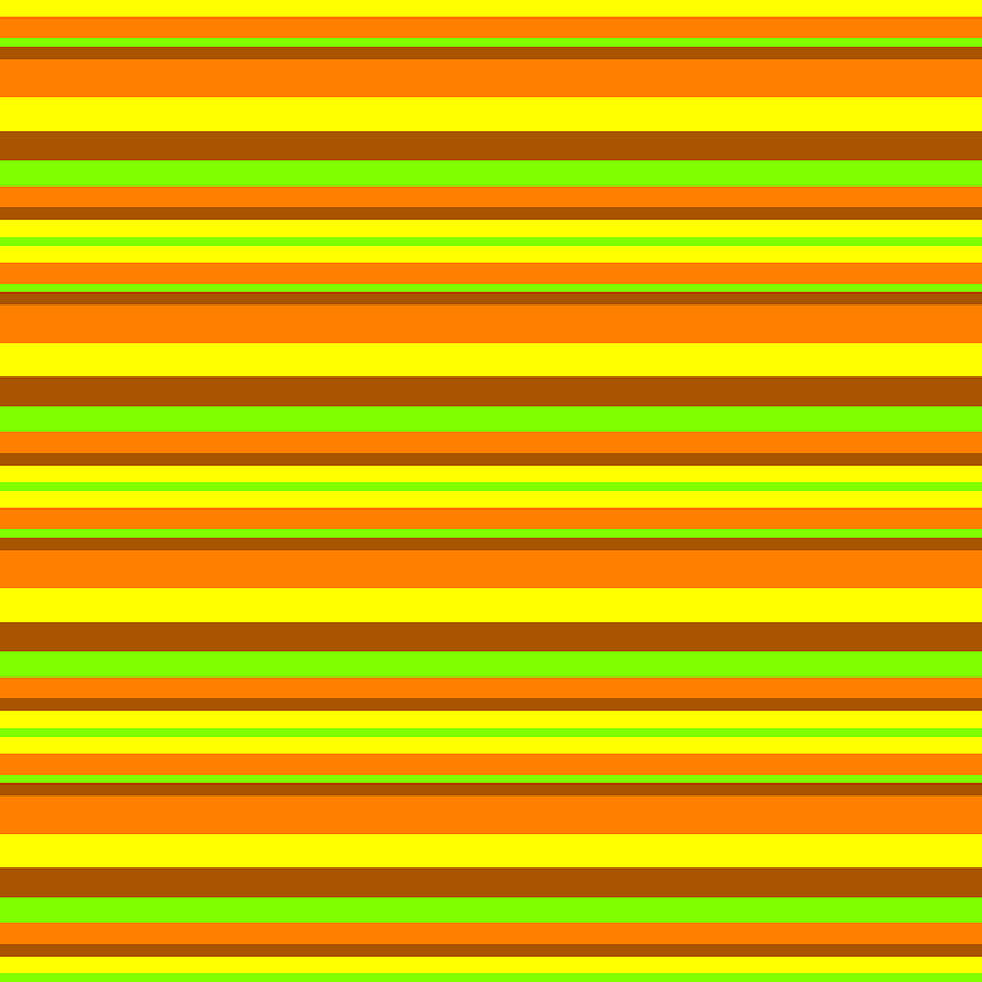 Stripe GreenYellowOrangeBrown by Max Coffey Stripe GreenYellowOrangeBrown by Max Coffey