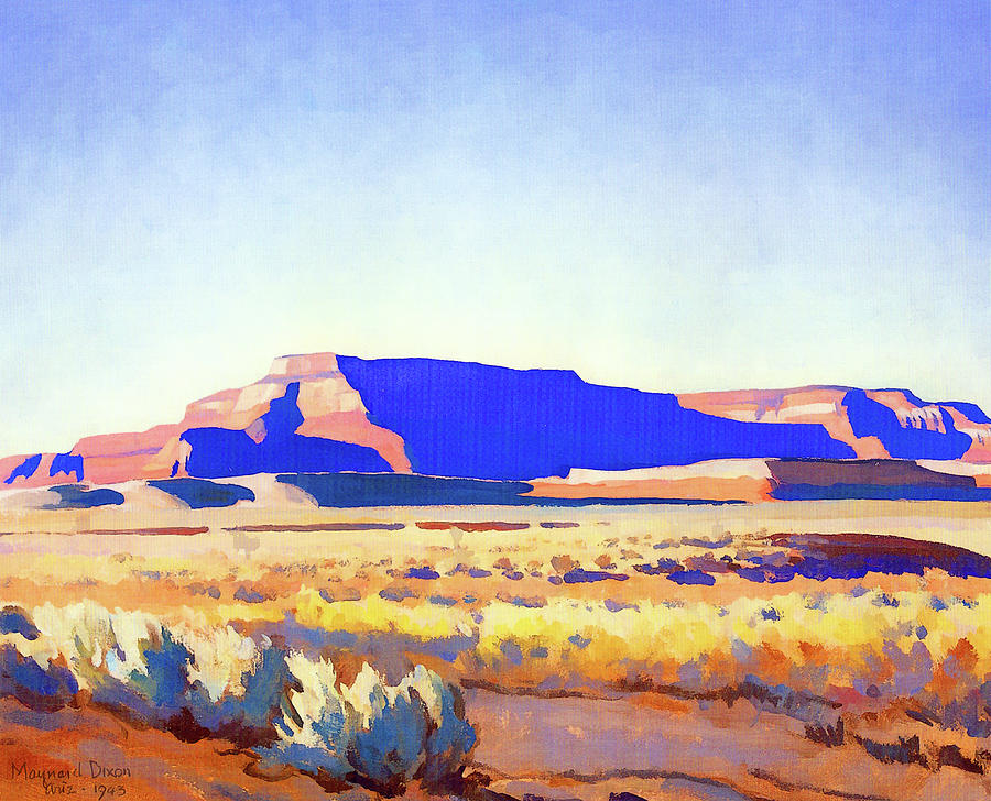 Striped Mesa Painting by Jon Baran