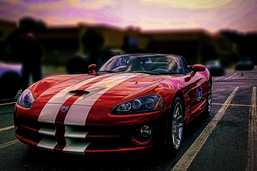 Striped Vette  Photograph by Dennis Baswell