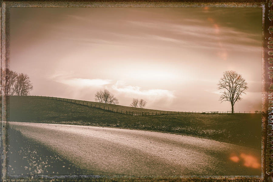 Landscape Photograph - Strolling Along A Country Road by Jim Love