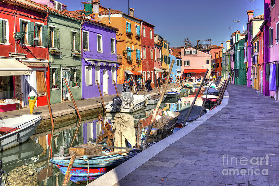 Strolling Around Burano - Venice - Italy Photograph by Paolo Signorini