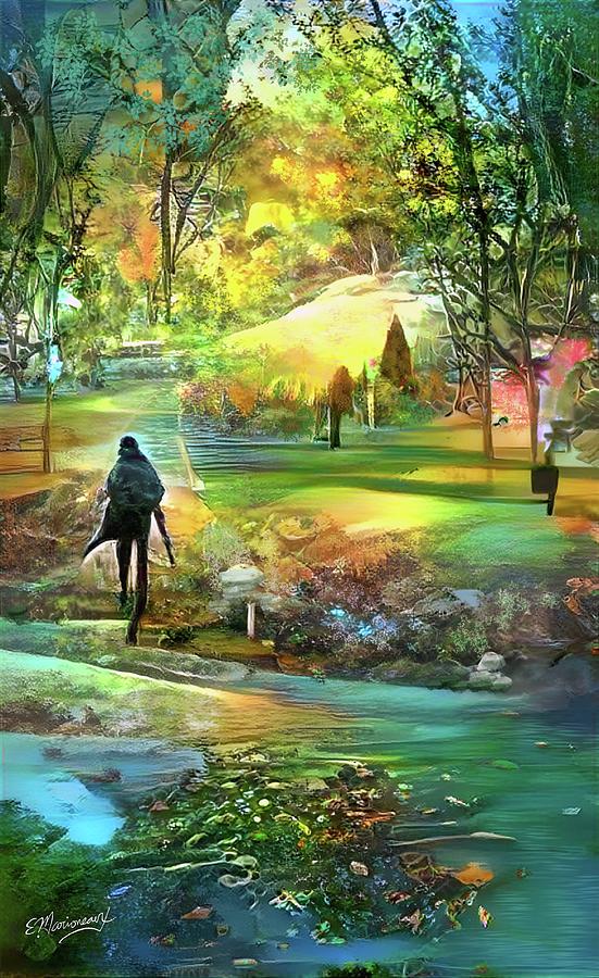 Strolling In The Park Painting by Eric Marioneaux - Fine Art America