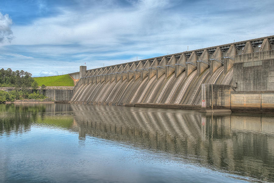 Strom Thurmond Dam Photograph by Steve Rich