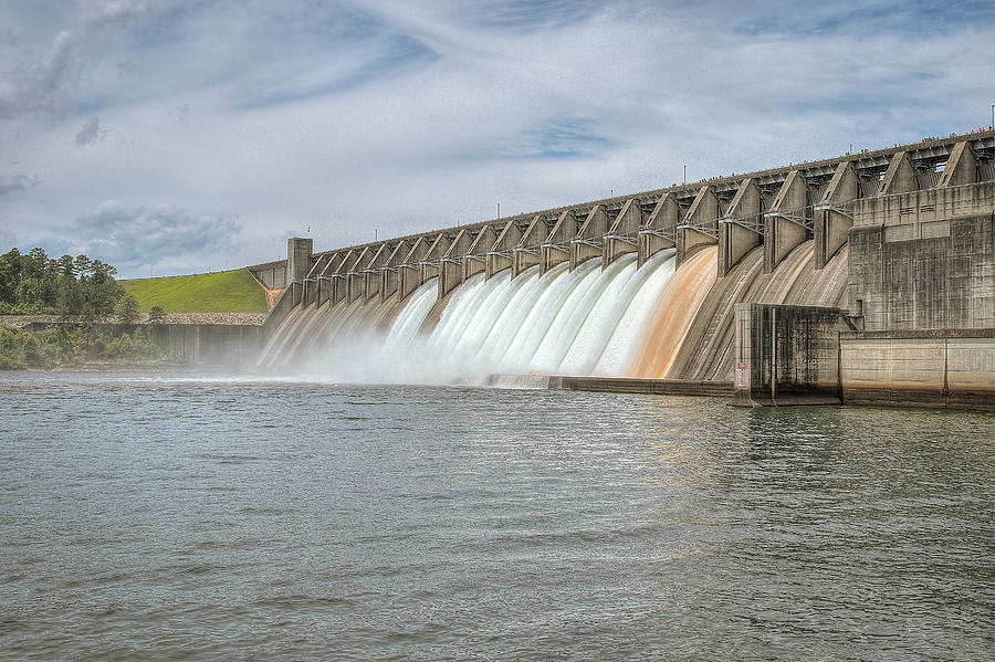 Strom Thurmond Dam_3 Photograph by Steve Rich