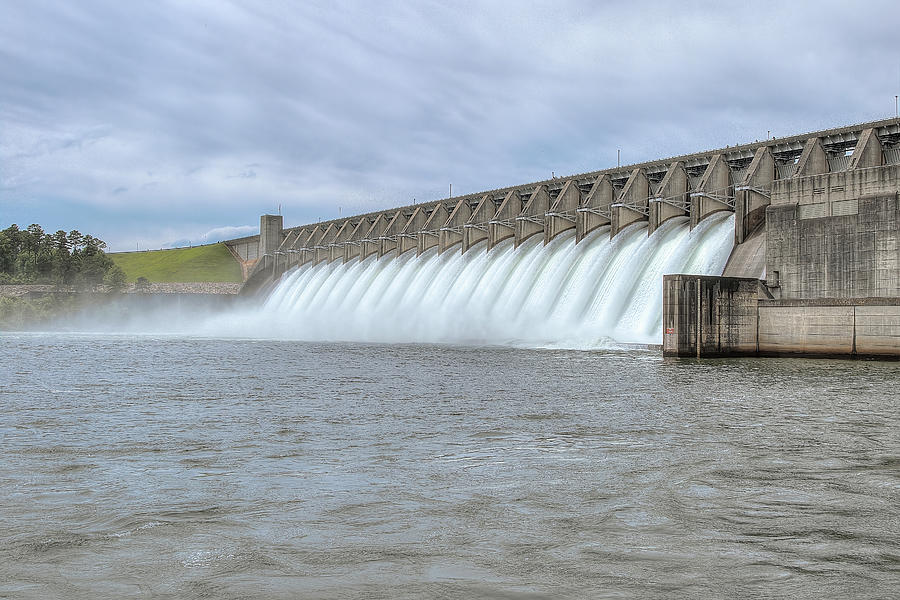Strom Thurmond Dam_4 Photograph by Steve Rich