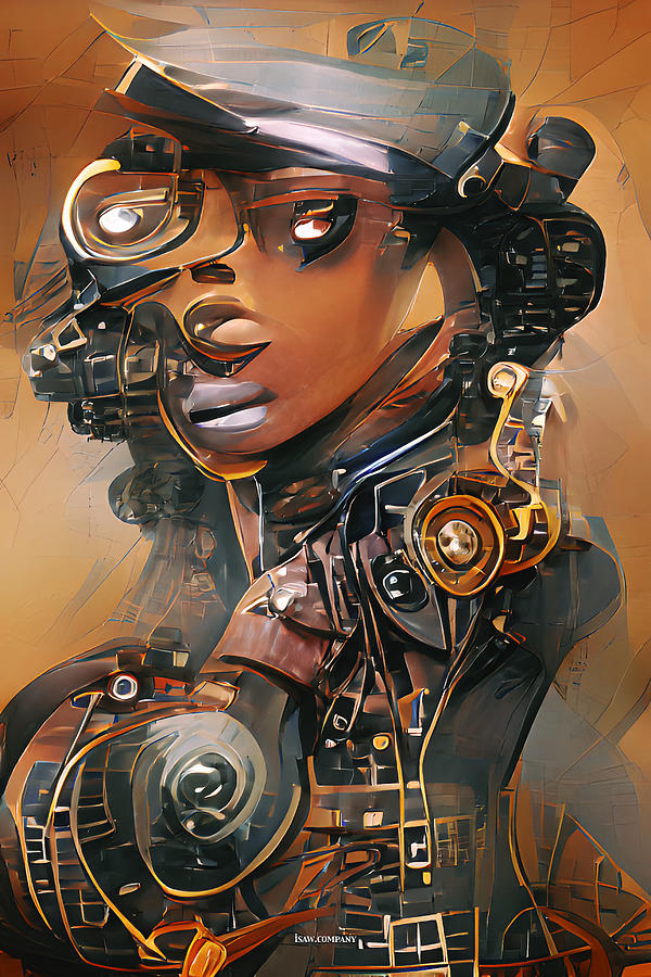 Strong Black Woman Digital Art