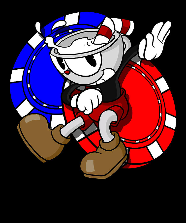 Cuphead Mugman & Bendy Fan Art Sticker 