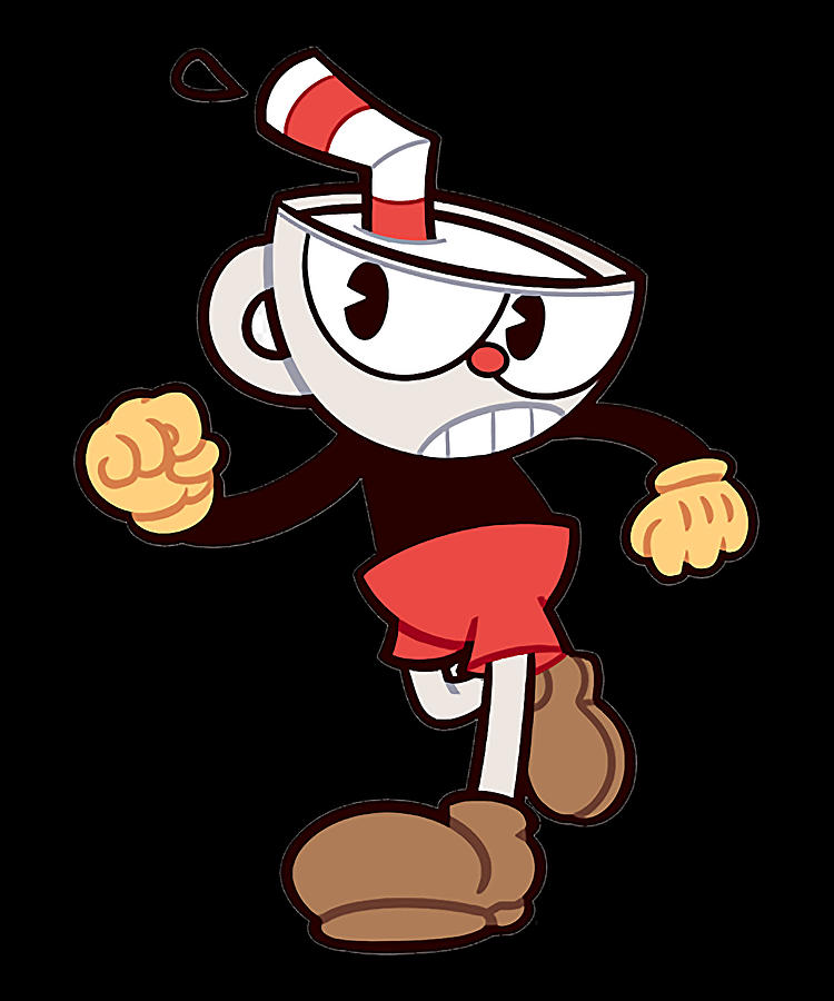 Strong Running And Shooting Style Humor Cuphead And Mugman Gifts For ...