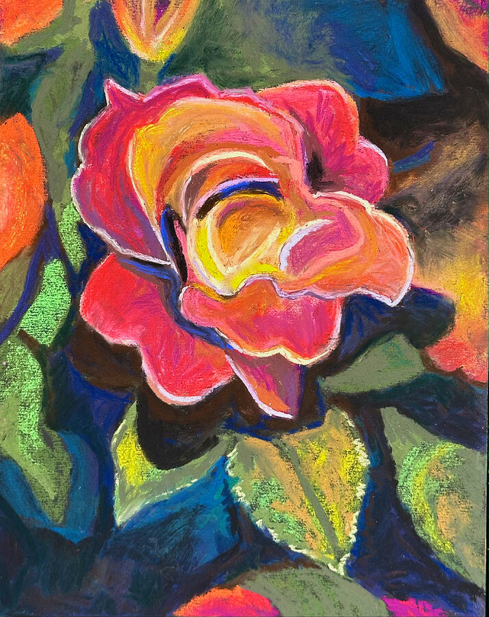 Strong Sun in the Garden Painting by Polly Castor Strong Sun in the Garden Painting by Polly Castor