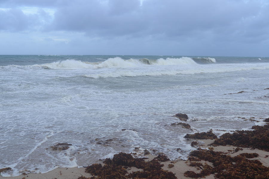 Strong Waves in the Atlantic Ocean Photograph by Dianna Tatkow - Fine ...