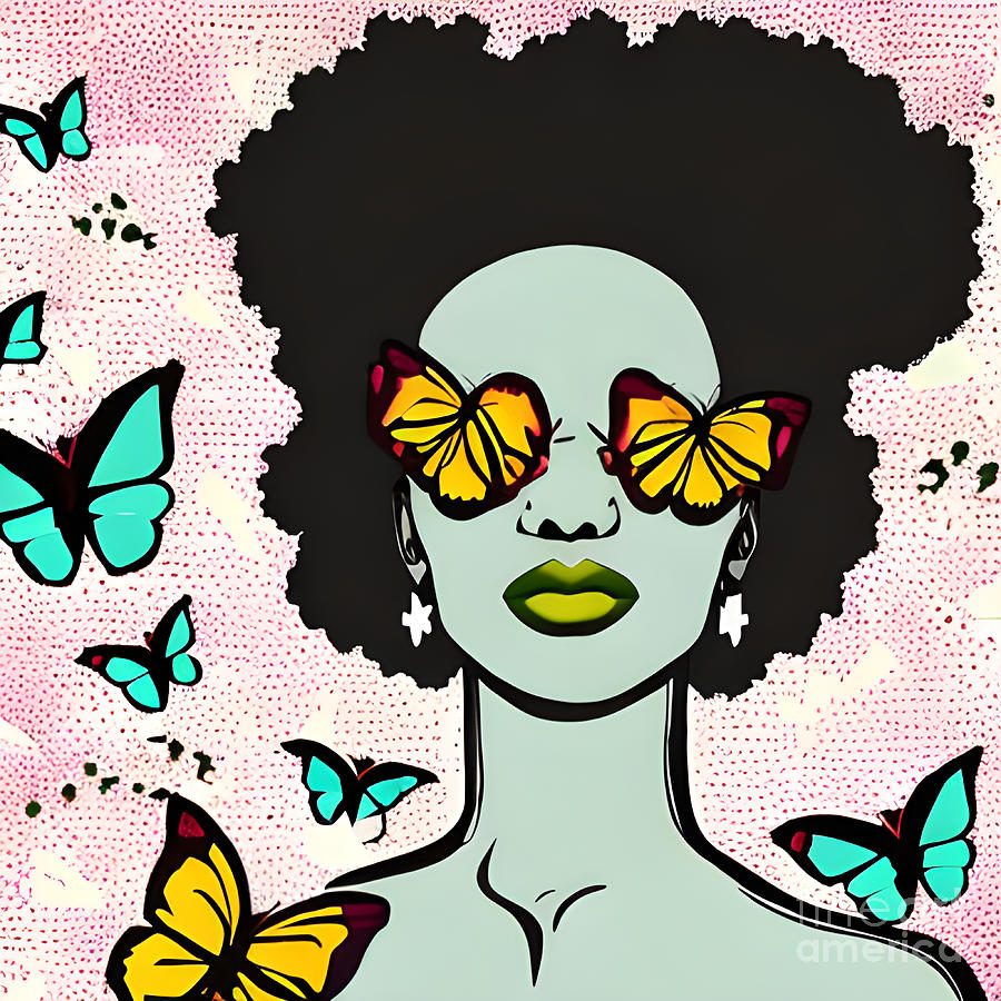 Strong Woman Butterfly Love Digital Art By Ramona Bruner Fine Art America 