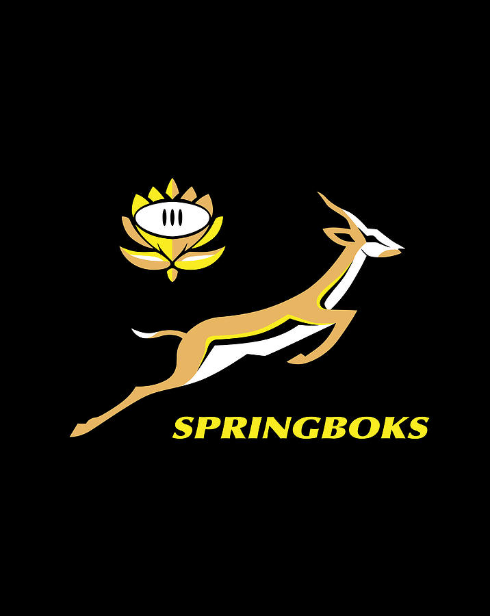 Stronger Together Springbok Bokke South Africa Rugby Digital Art by ...