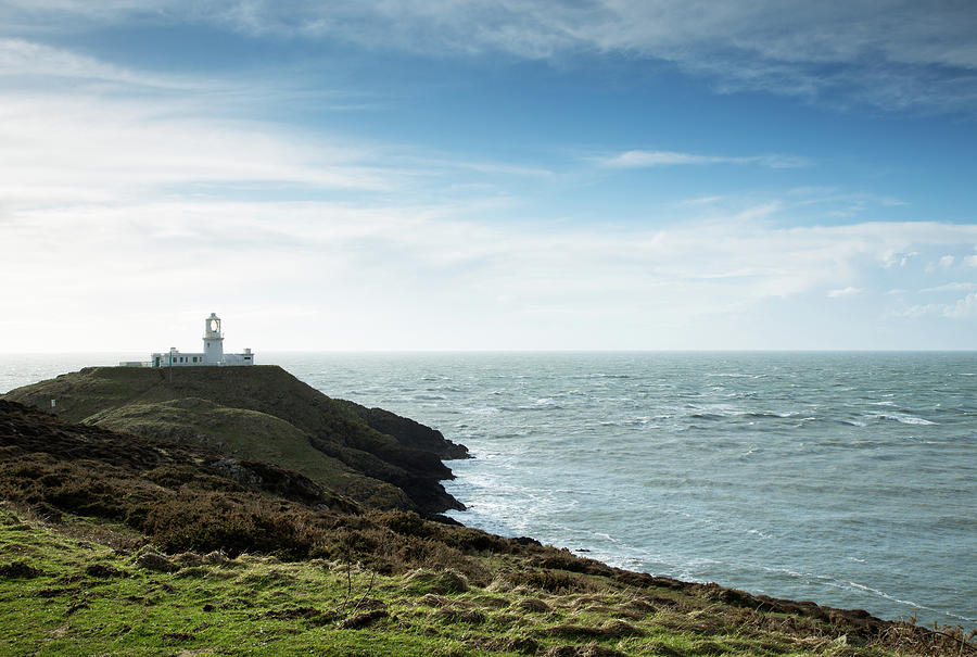 Strumble Head Lighthouse Photograph by Ian Middleton