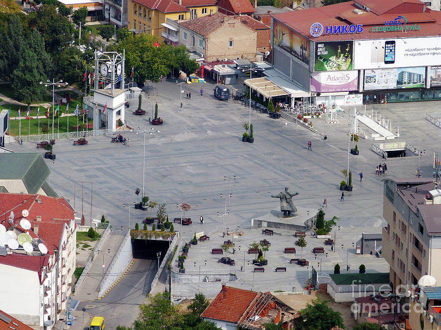 Strumica Town Square - Macedonia Photograph by Phil Banks