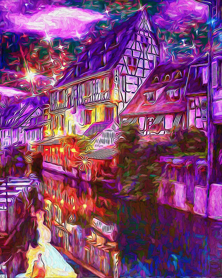 Sttary Night In France Painting