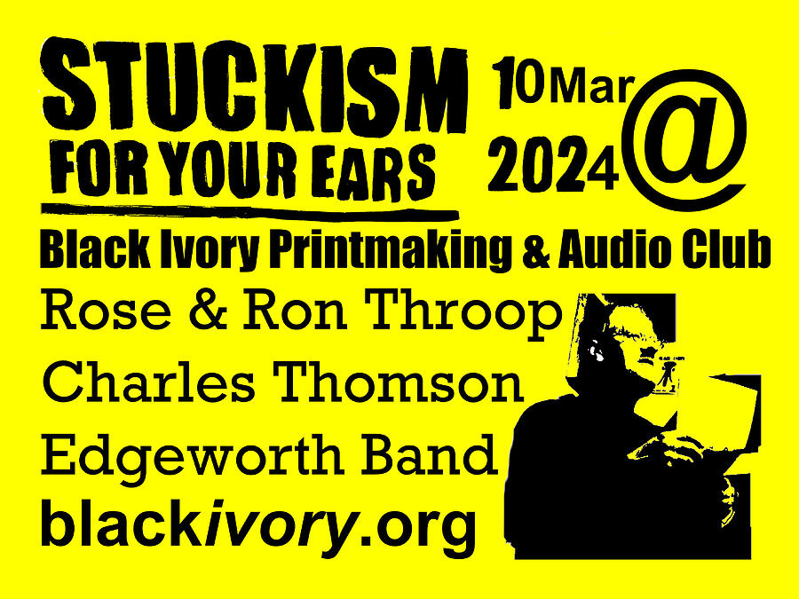 Stuckism For Your Ears Poster Digital Art by Edgeworth Johnstone