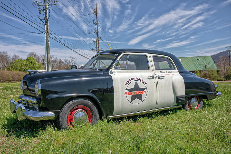 Studebaker Champion Police Car in Wears Valley TN Photograph by Peter Ciro