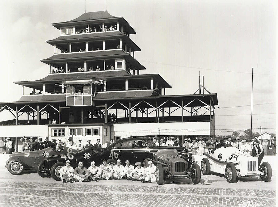 Studebaker race cars 1930 Indy 500 Photograph by West Peterson