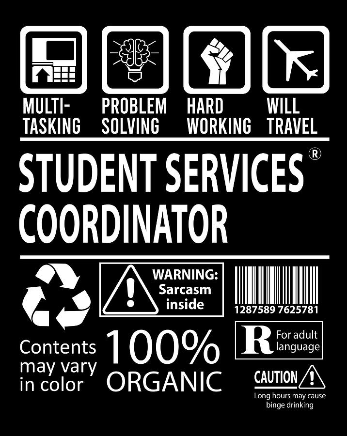 Student Services Coordinator T Shirt - Multitasking Job Title Gift